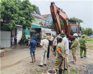 Cưỡng chế thu hồi đất dự án Khu dân cư tại phường Hà Khánh