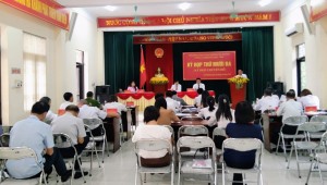 Hội đồng nhân dân phường Hà Khánh thông qua các dự thảo Nghị quyết quan trọng