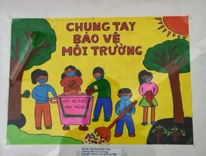 Bài tuyên truyền về công tác vệ sinh môi trường của Trường Tiểu học và Trung học Nguyễn Viết Xuân