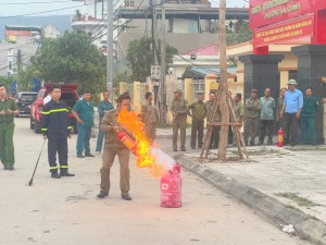 Phường Hà Khánh: Tập huấn cấp chứng chỉ phòng cháy chữa cháy cho lực lượng dân phòng và an ninh cơ sở